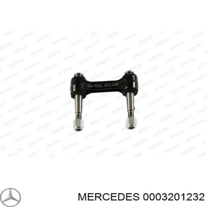 0003201232 Mercedes soporte de barra estabilizadora trasera