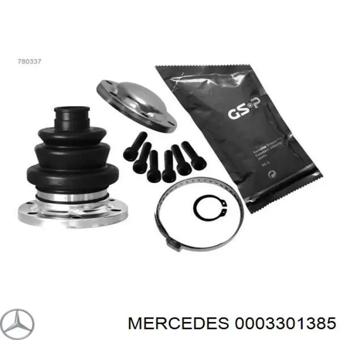 0003301385 Mercedes fuelle, árbol de transmisión trasero interior