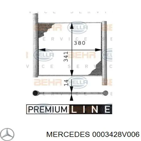 0003428V006 Mercedes radiador