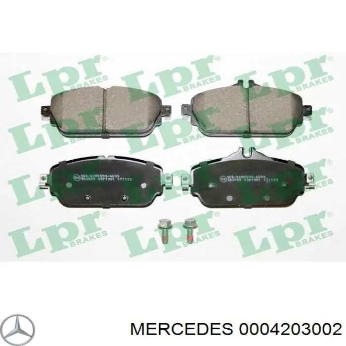 Pastillas freno delanteras Mercedes 0004203002 precio, desde 32,48 EUR