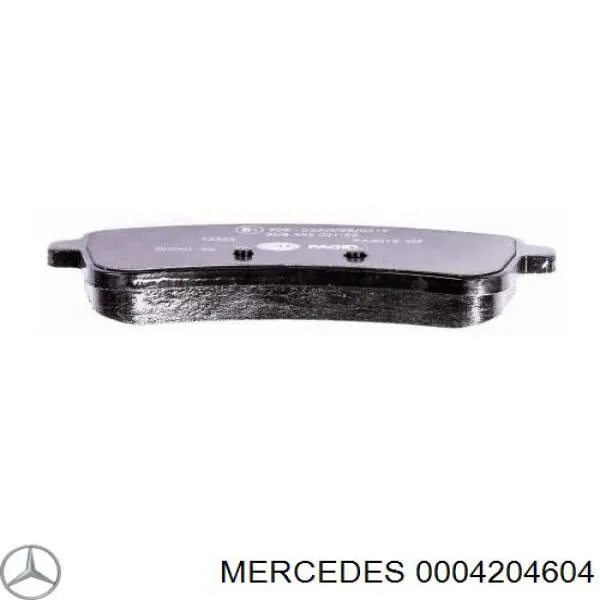 0004204604 Mercedes pastillas de freno traseras