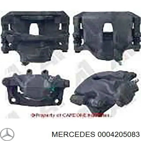 0004205083 Mercedes pinza de freno trasero derecho