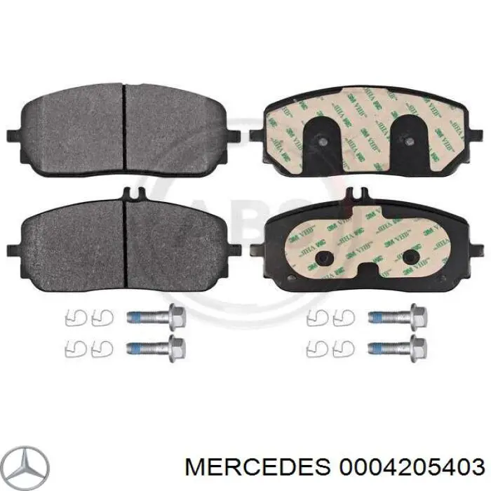Pastillas freno delanteras Mercedes 0004205403 precio, desde 57,37 EUR