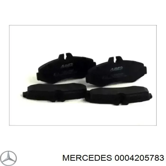 Pinza de freno, Eje delantero izquierda Mercedes A0004205783