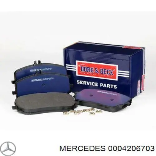 Pastillas freno delanteras Mercedes 0004206703 precio, desde 72,30 EUR
