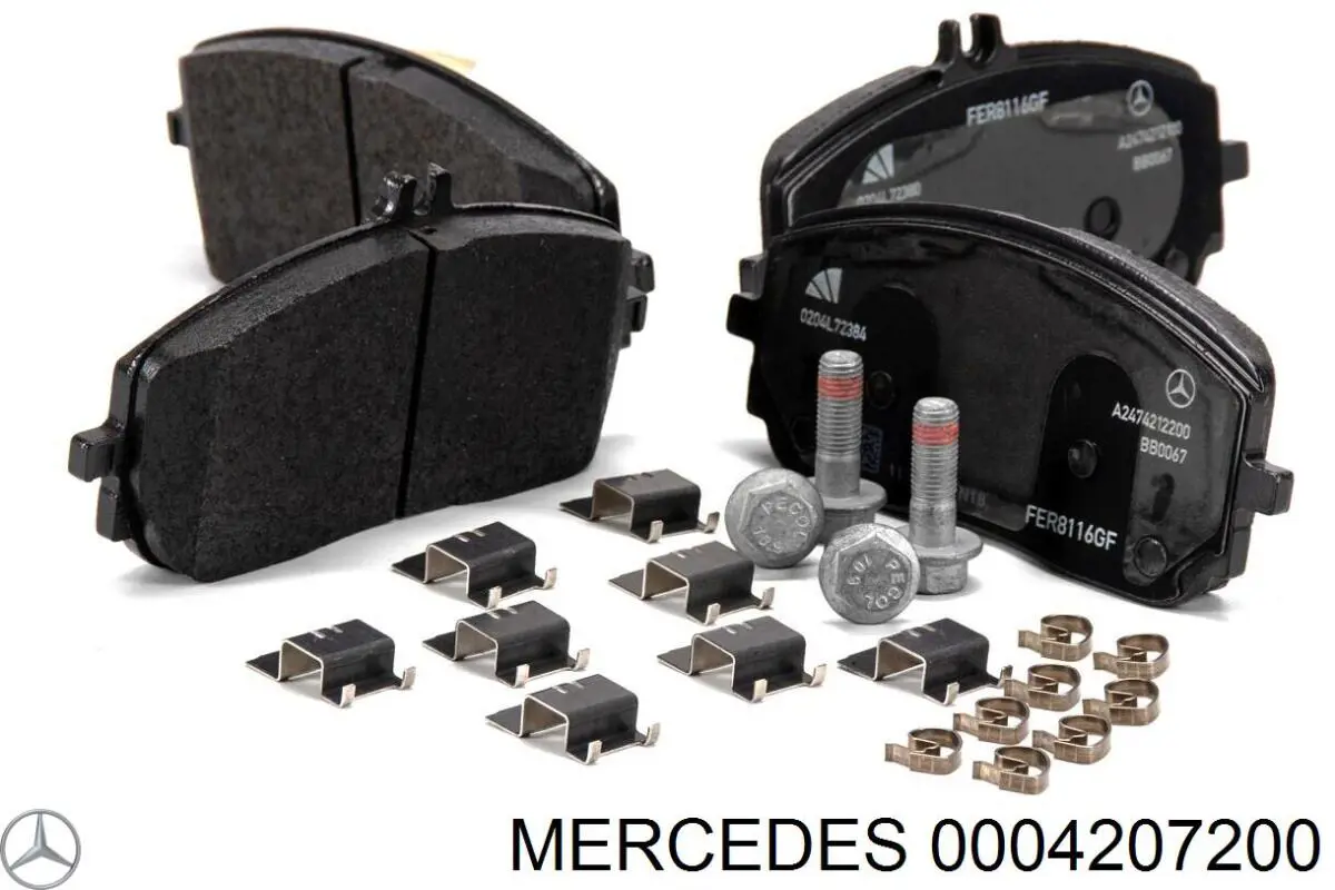 Comprar 0004207200 Mercedes Pastillas delanteras de freno