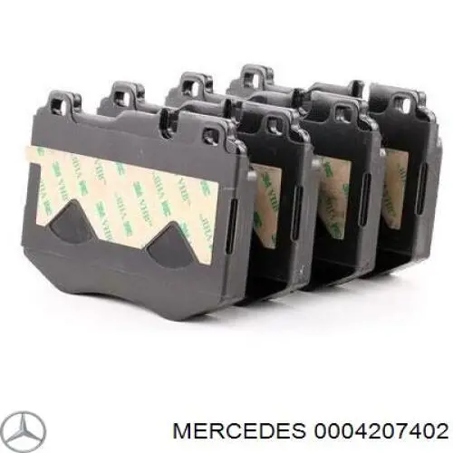 0004207402 Mercedes pastillas de freno delanteras