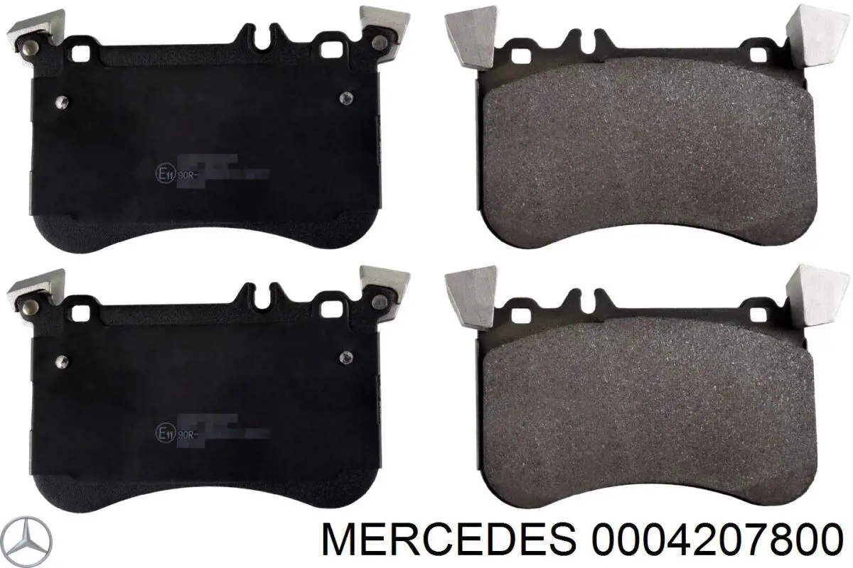 0004207800 Mercedes pastillas de freno delanteras