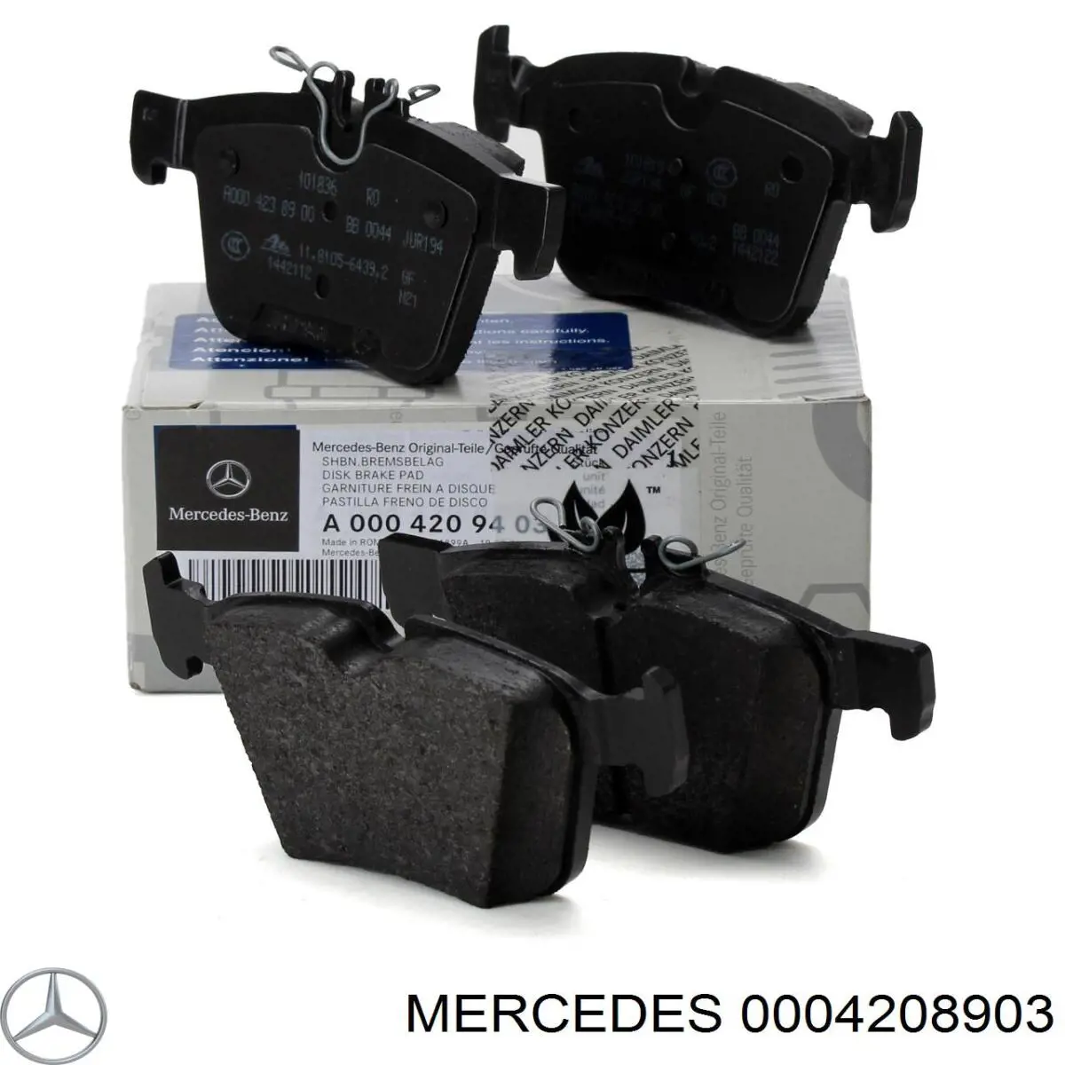 Pastillas freno delanteras Mercedes 0004208903 precio, desde 35,48 EUR