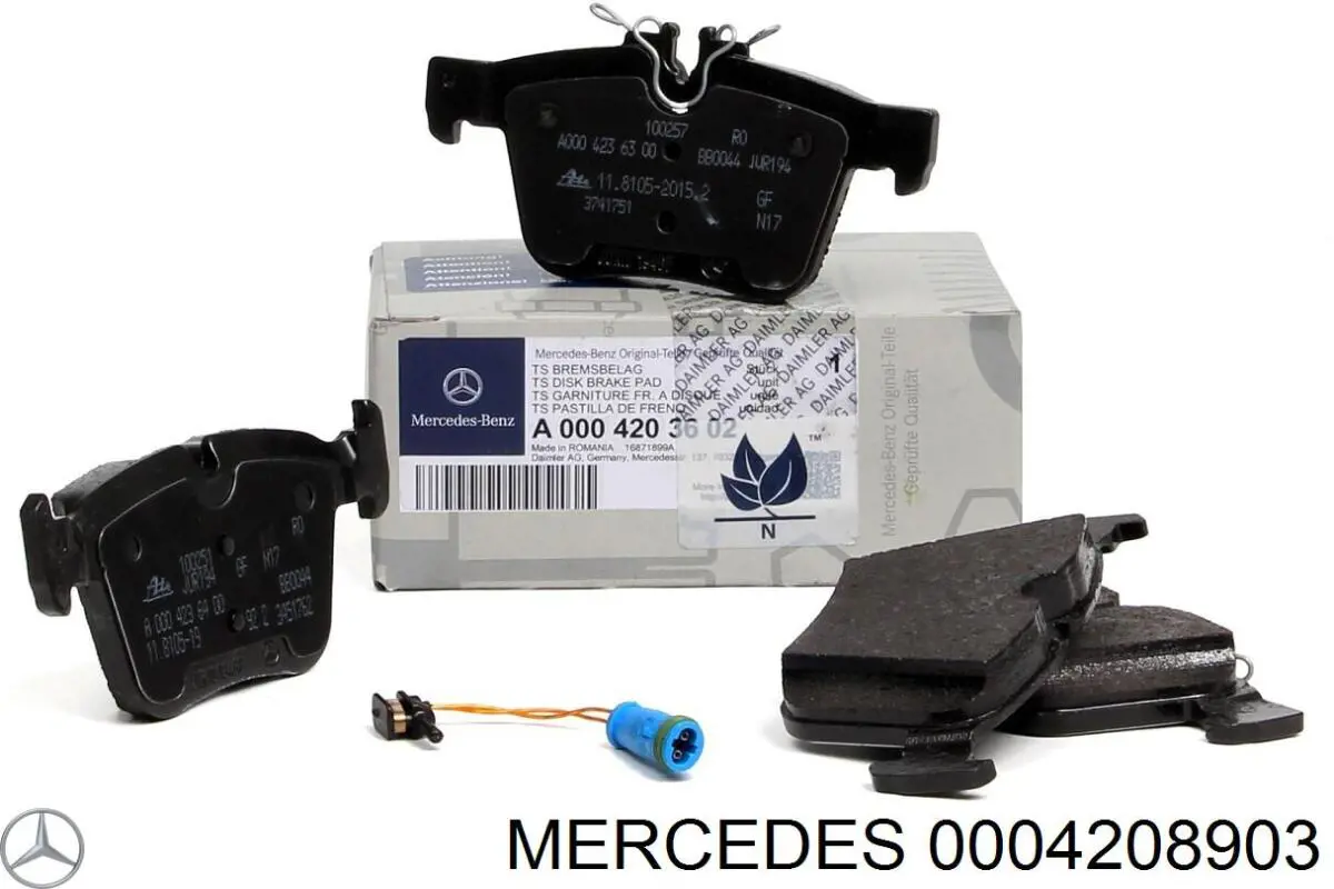 Comprar 0004208903 Mercedes Pastillas delanteras de freno