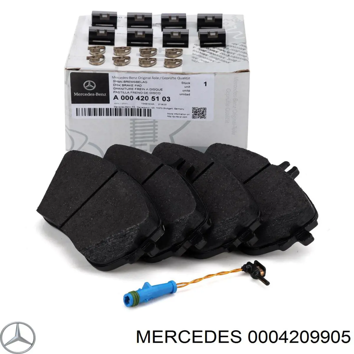 0004209905 Mercedes Pastillas freno traseras