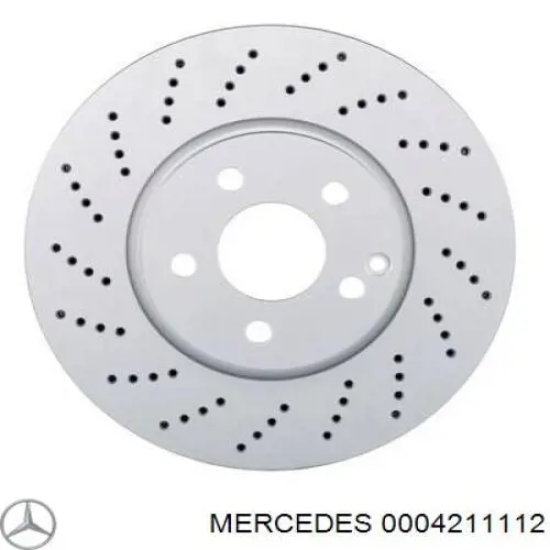 Comprar 0004211112 Mercedes Freno de disco delantero