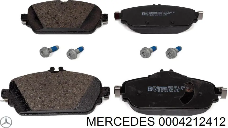 Disco de freno 0004212412 Mercedes