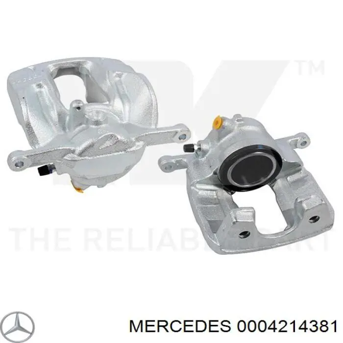 0004214381 Mercedes pinza de freno delantera izquierda