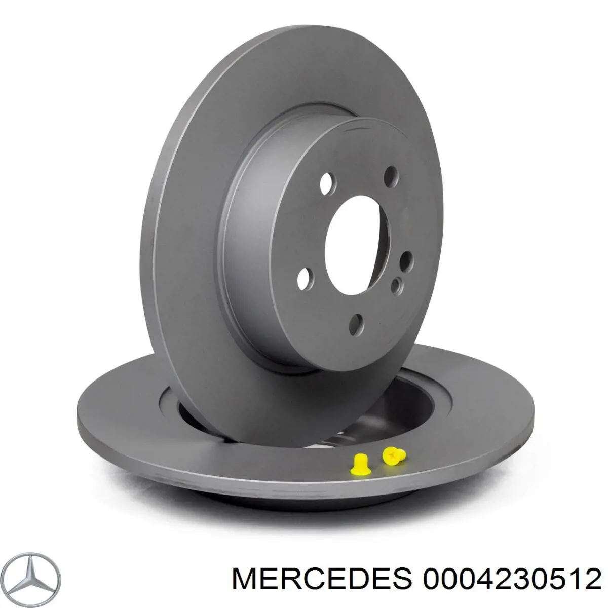 Disco de freno trasero A000423051269 Mercedes