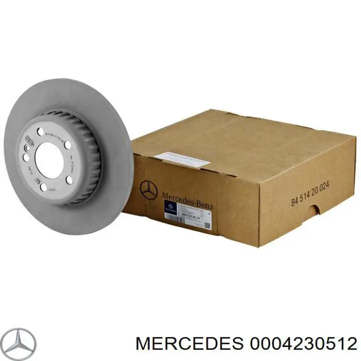 A000423051269 Mercedes disco de freno trasero