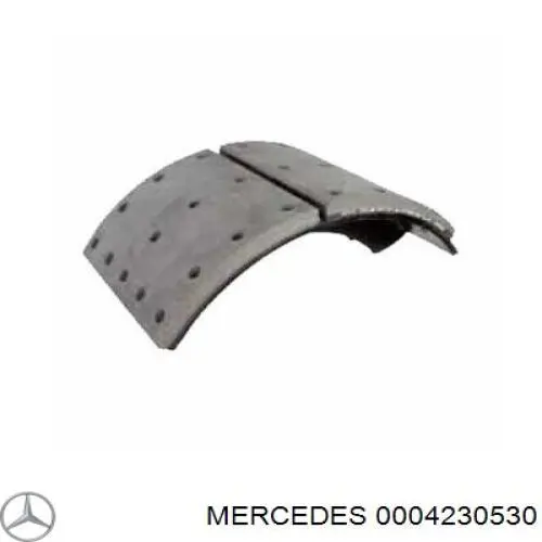 0004230530 Mercedes forron del freno trasero (camion)