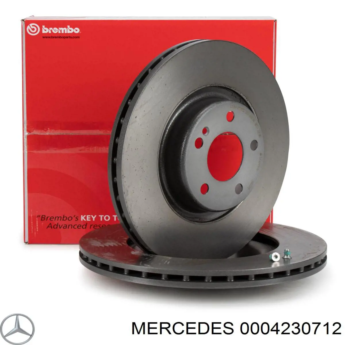 Disco de freno trasero Mercedes 0004230712 precio, desde 124,87 EUR
