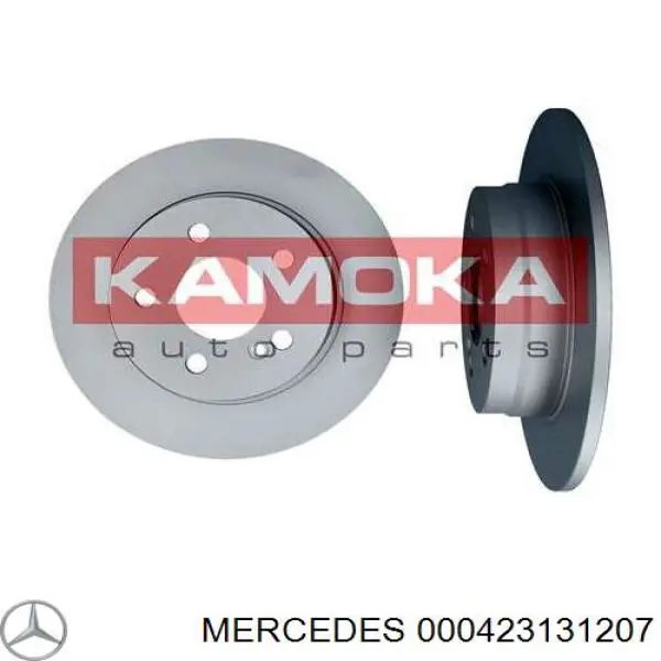 000423131207 Mercedes disco de freno trasero