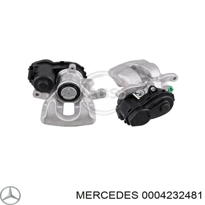 A000423248180 Mercedes pinza de freno trasero derecho