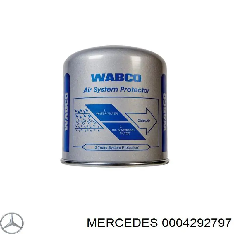 Comprar 0004292797 Mercedes Filtro del desecador de aire (separador de agua y aceite) (camión)
