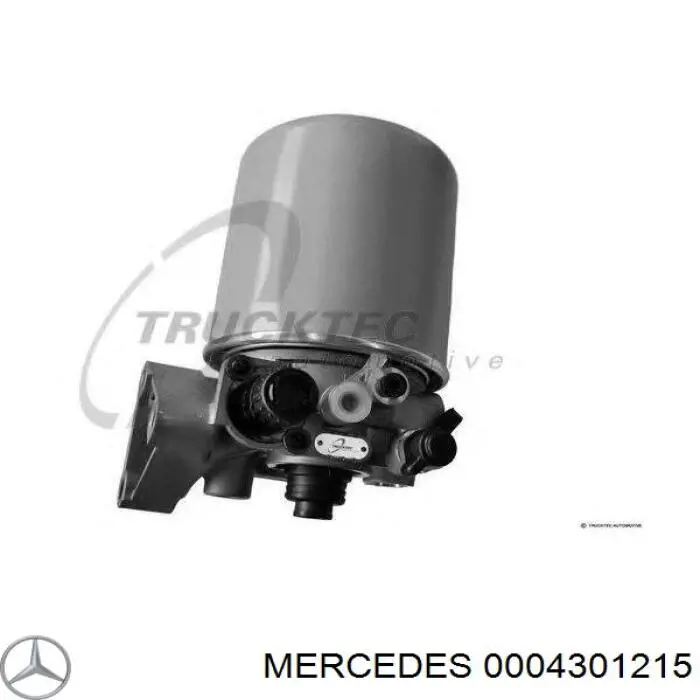 0004301215 Mercedes Deshumidificador de sistema neumático