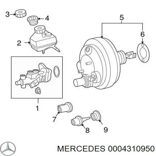 0004310950 Mercedes