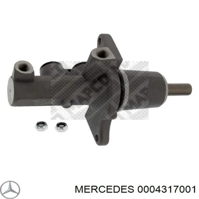 0004317001 Mercedes bomba de freno