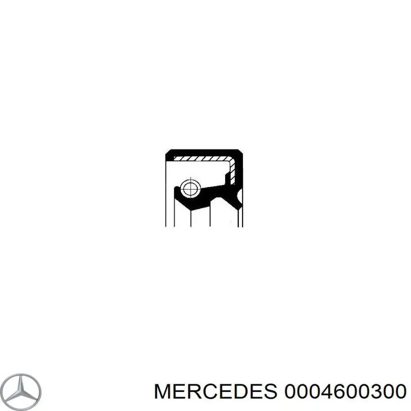 0004600300 Mercedes retén, kit reparación de caja de dirección