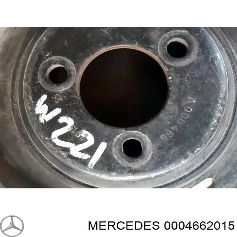 Polea de la bomba de la servodirección para Mercedes S (C216)