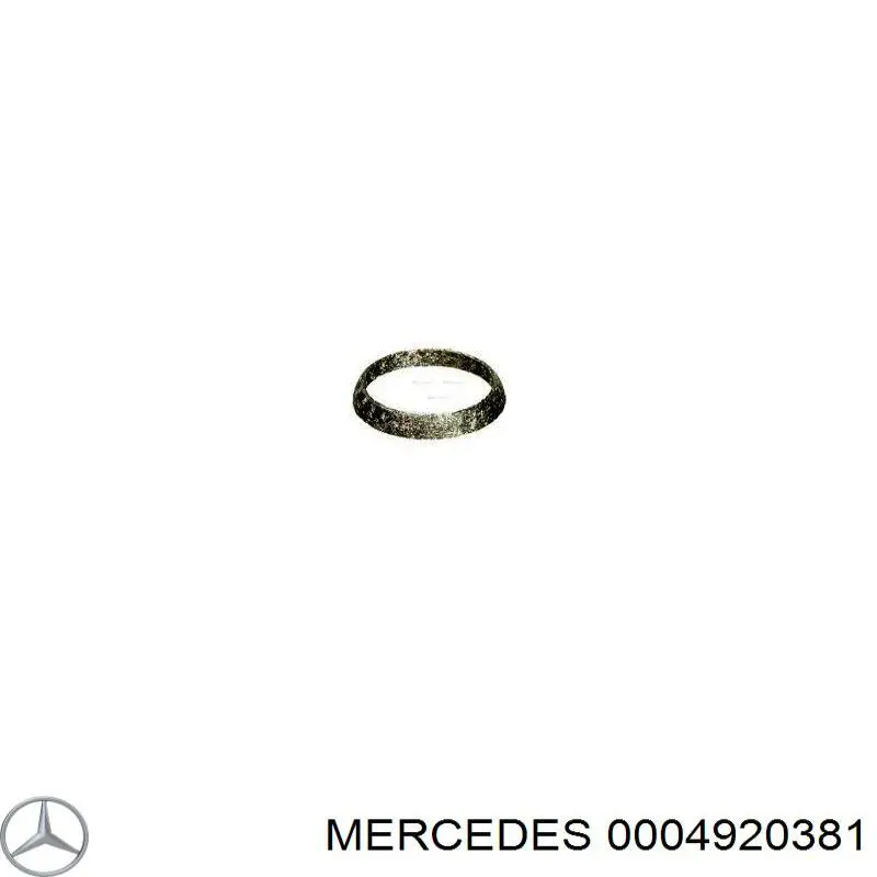 0004920381 Mercedes junta, tubo de escape