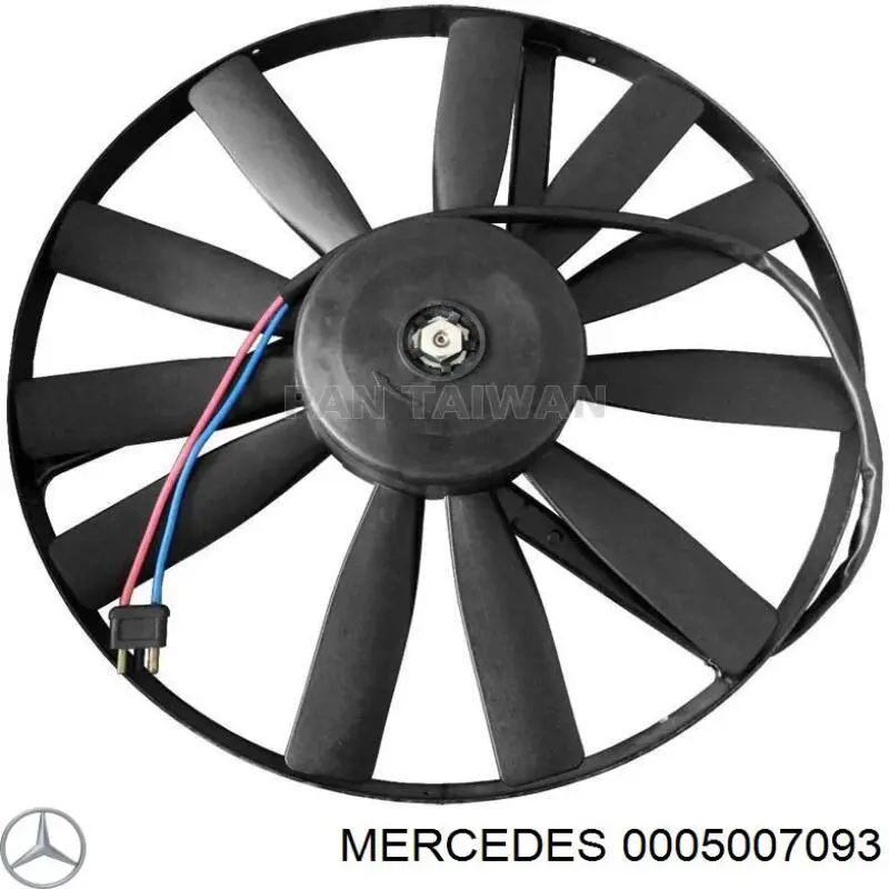 0005007093 Mercedes ventilador del motor