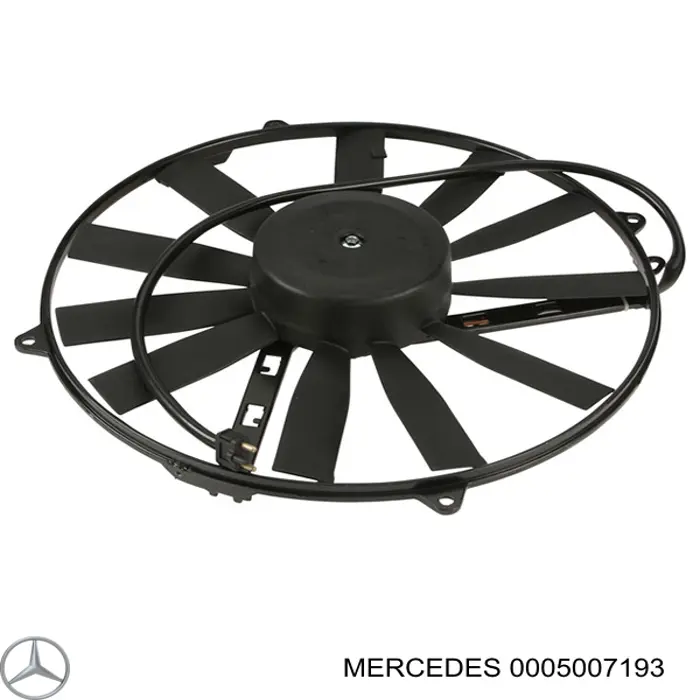Ventilador eléctrico de aire acondicionado completo (motor y aspa) Mercedes 0005007193 precio, desde 122,04 EUR