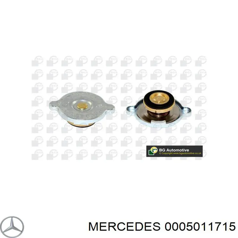 0005011715 Mercedes tapa de radiador