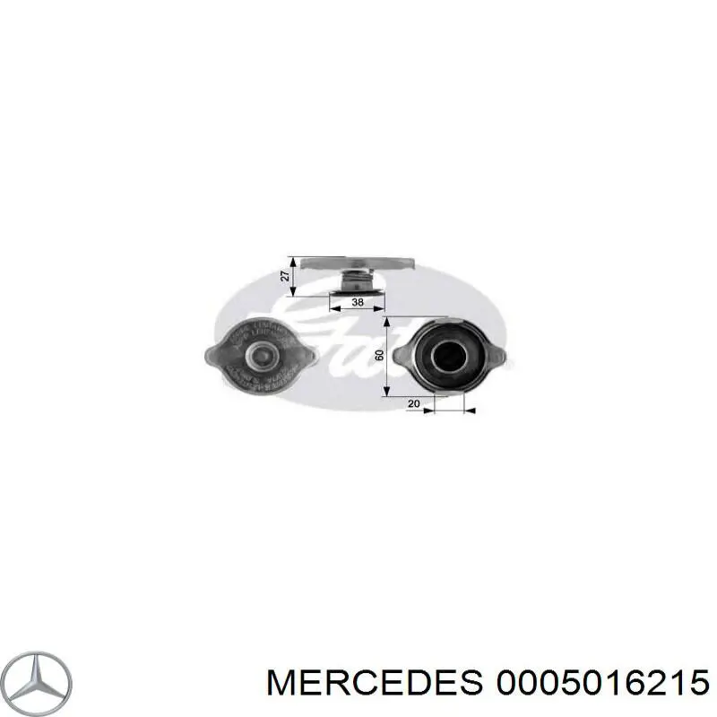 Comprar 0005016215 Mercedes Tapa radiador