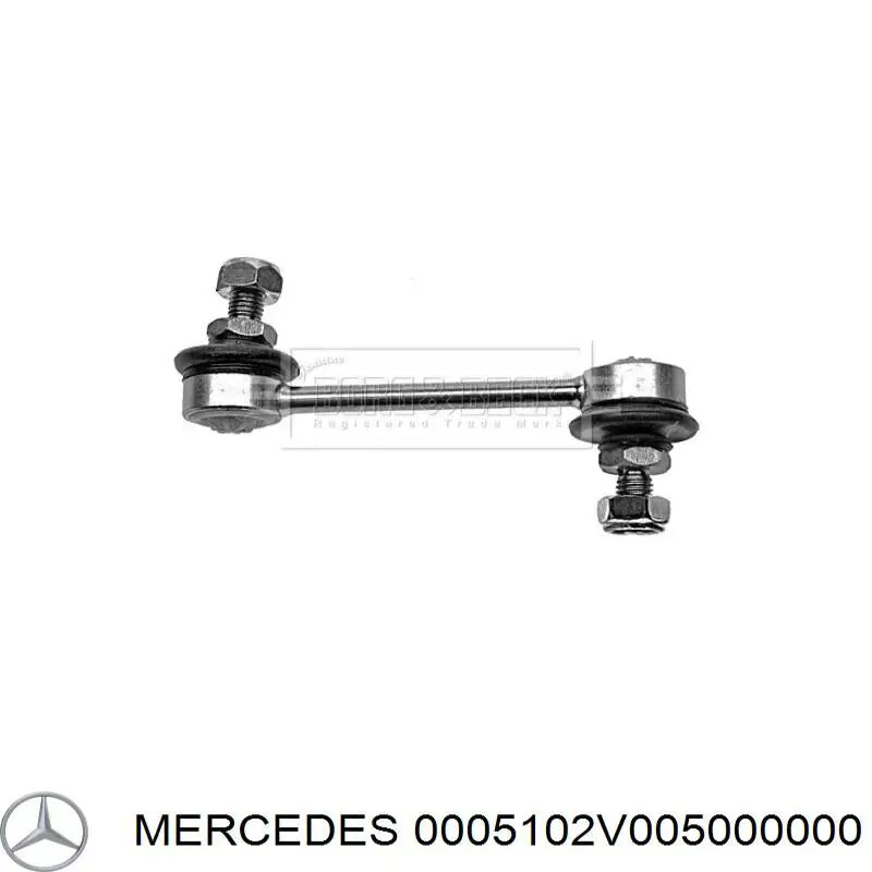 0005102V005000000 Mercedes soporte de barra estabilizadora delantera