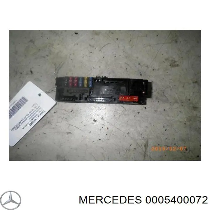 0005400072 Mercedes relé, motor de arranque