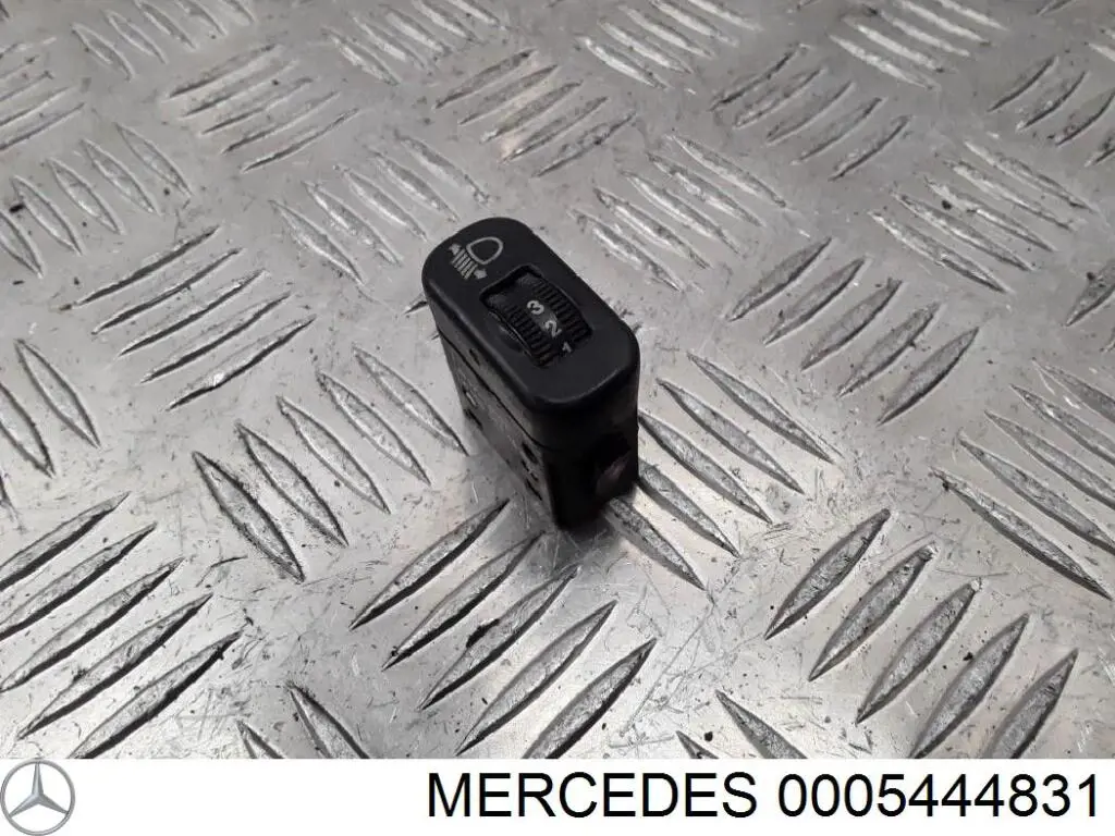 000 544 48 31 Mercedes botón de elemento de regulación, regulación del alcance de faros