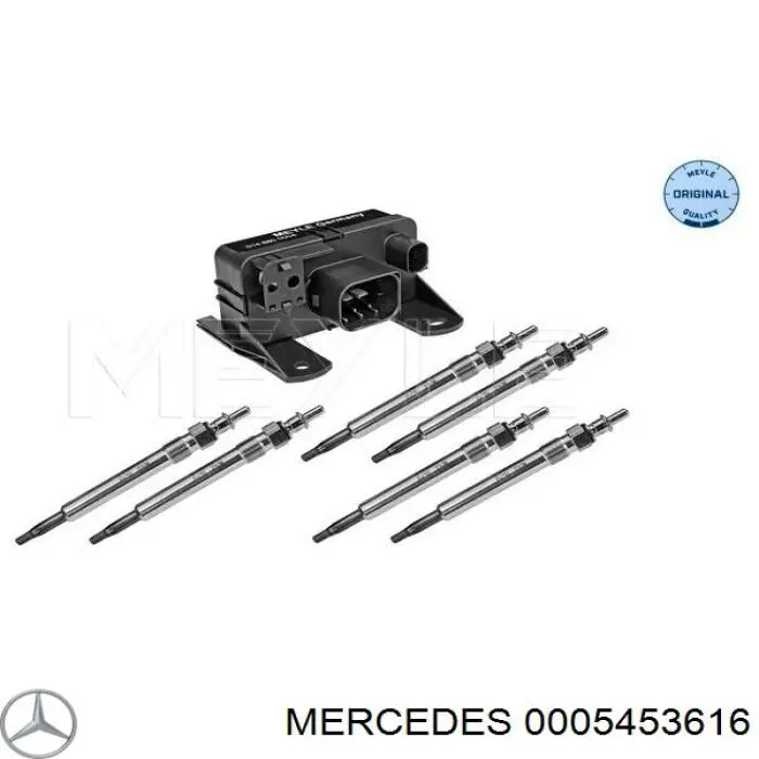 0005453616 Mercedes Relé de bujías incandescentes