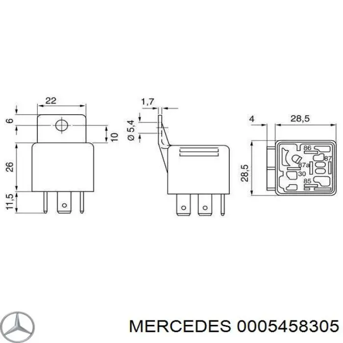 Relé de intermitentes 9130171 Volvo