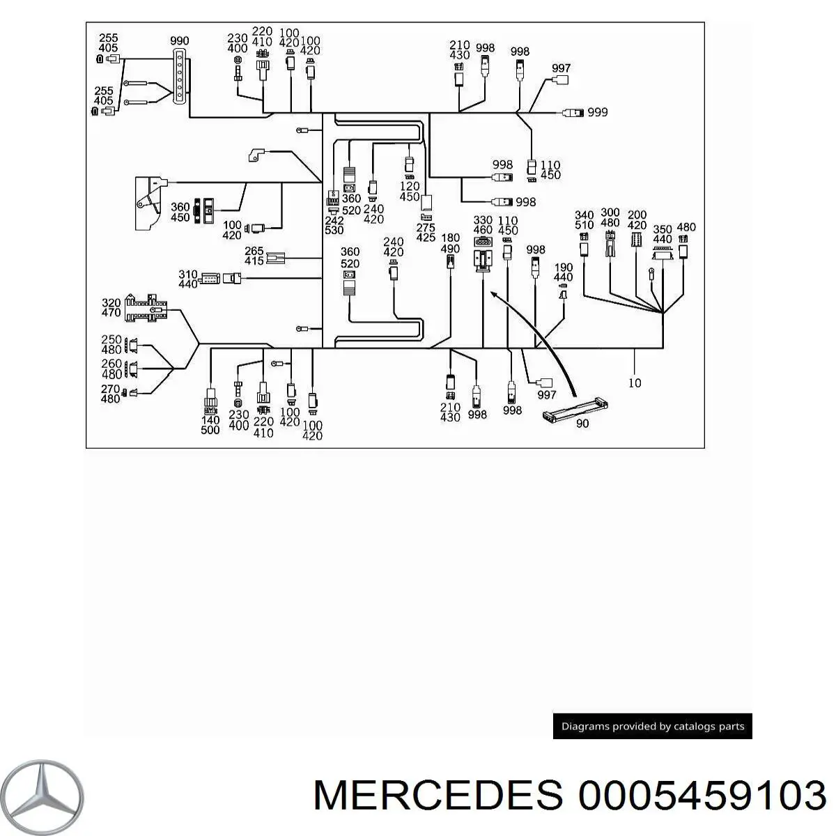  Mercedes 0005459103 precio, desde 4,60 EUR