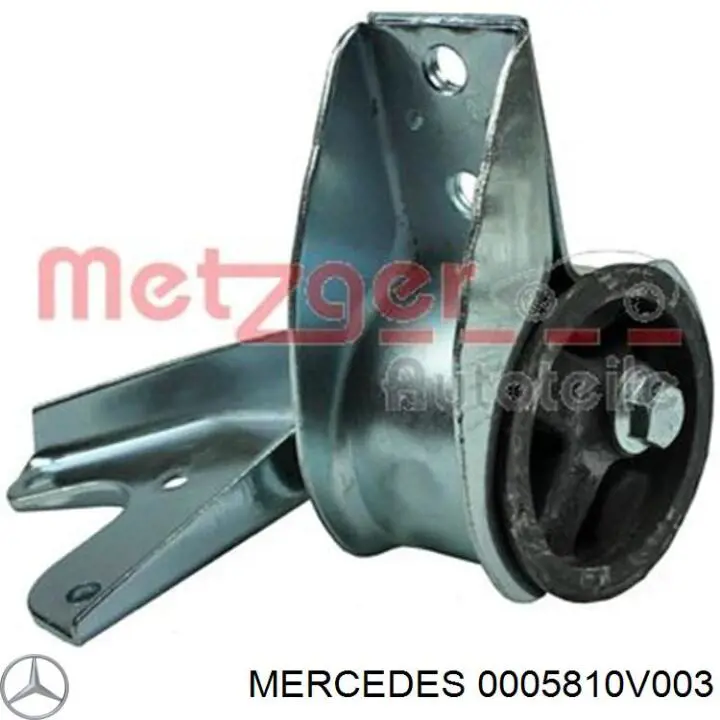 0005810V003 Mercedes soporte, motor izquierdo, trasero