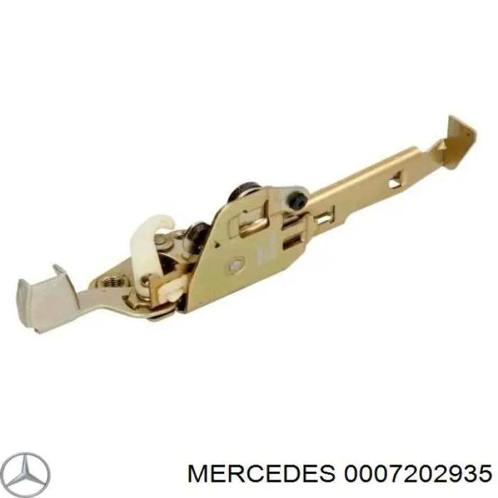 0007202935 Mercedes cerradura de puerta de batientes, trasera derecha