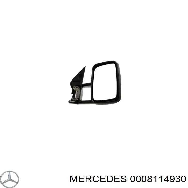 0008114930 Mercedes espejo retrovisor izquierdo