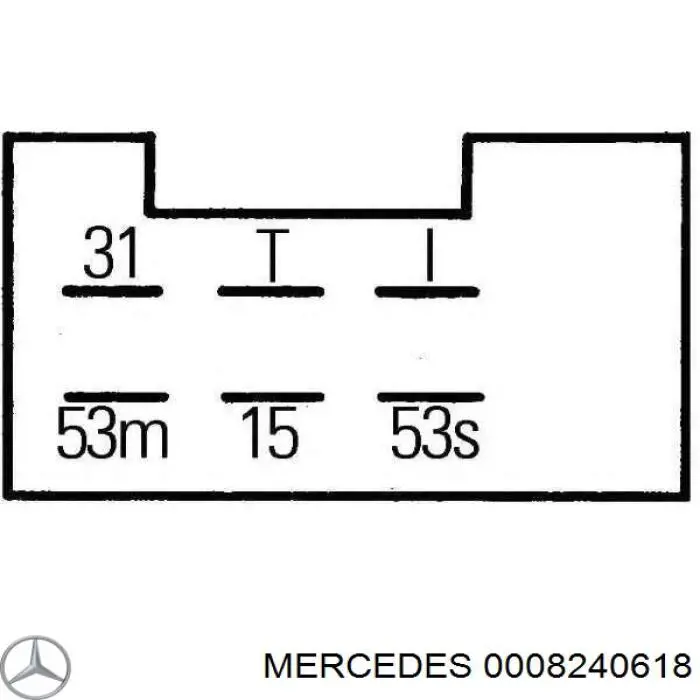 Relé de intermitencia del limpiaparabrisas Mercedes 0008240618 precio, desde 45,68 EUR
