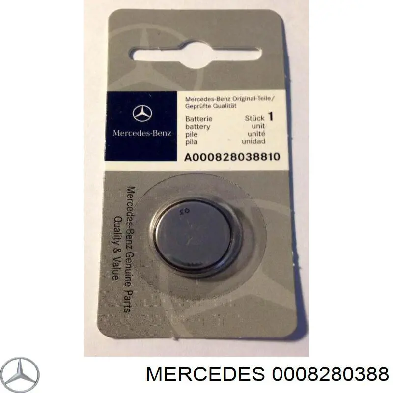 0008280388 Mercedes batería de llavero