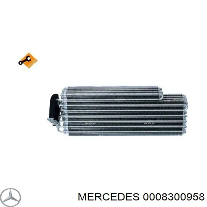 0008300958 Mercedes evaporador, aire acondicionado