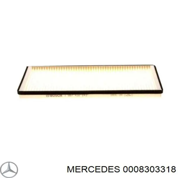 0008303318 Mercedes filtro habitáculo