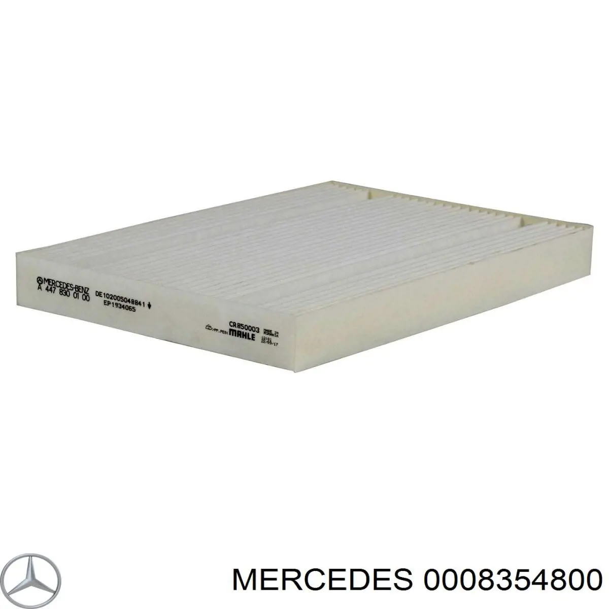 Comprar 0008354800 Mercedes Filtro de aire del habitáculo