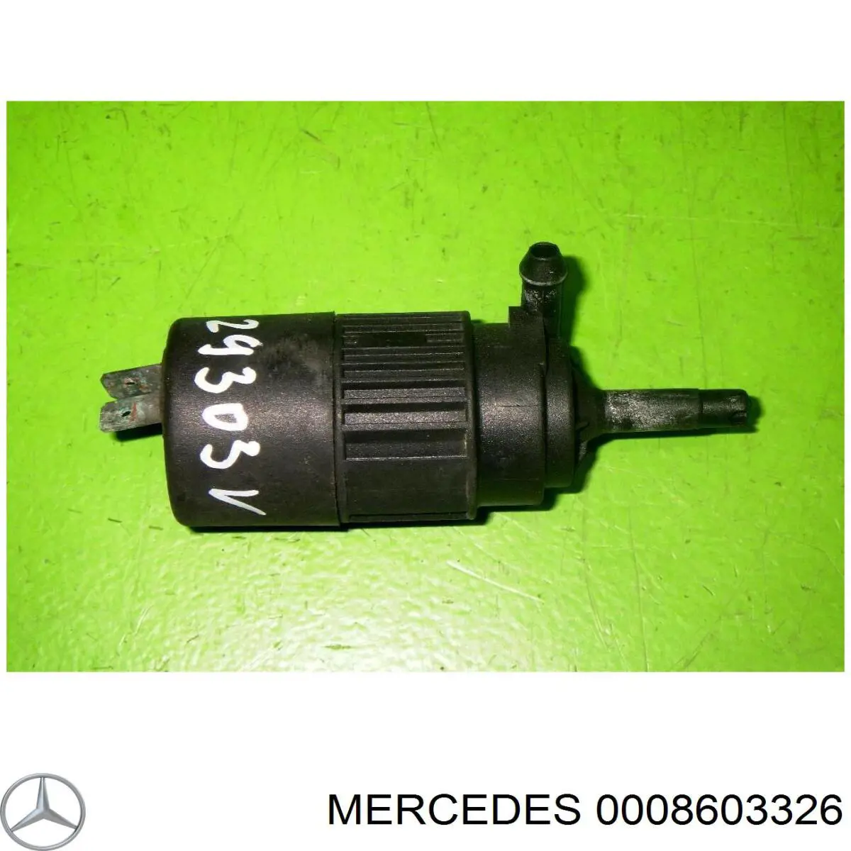 Comprar 0008603326 Mercedes Bomba de agua limpiaparabrisas, delantera